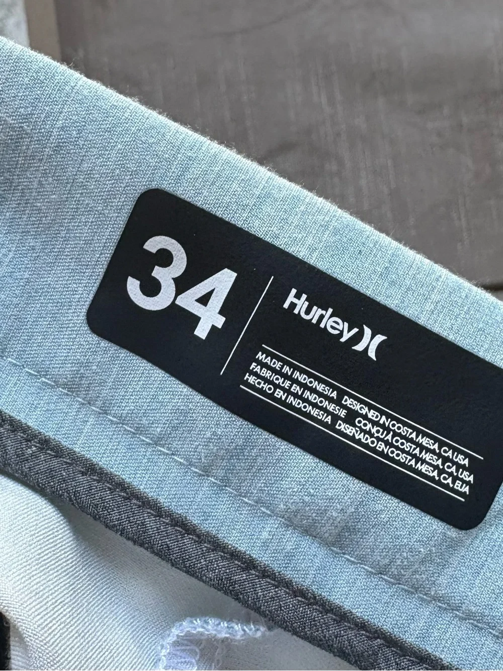 Hurley light blue